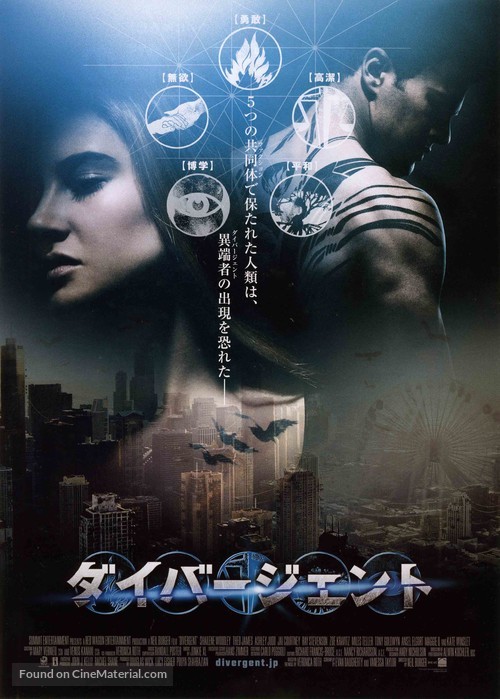 Divergent - Japanese Movie Poster