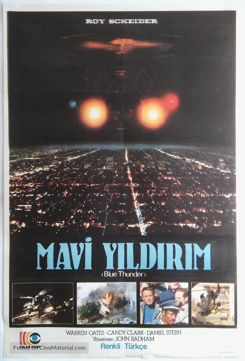 Blue Thunder - Turkish Movie Poster