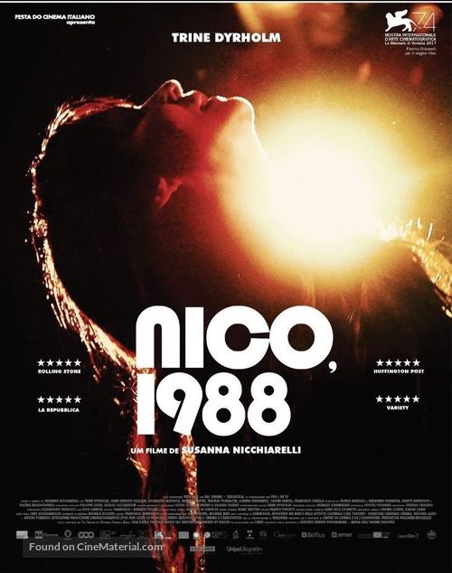 Nico, 1988 - Portuguese Movie Poster
