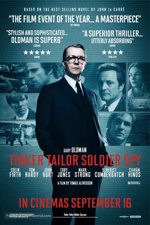 Tinker Tailor Soldier Spy - British Movie Poster