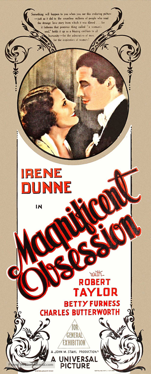 Magnificent Obsession - Australian Movie Poster