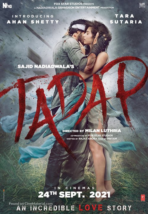 Tadap - Indian Movie Poster