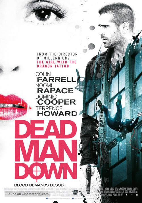 Dead Man Down - Dutch Movie Poster
