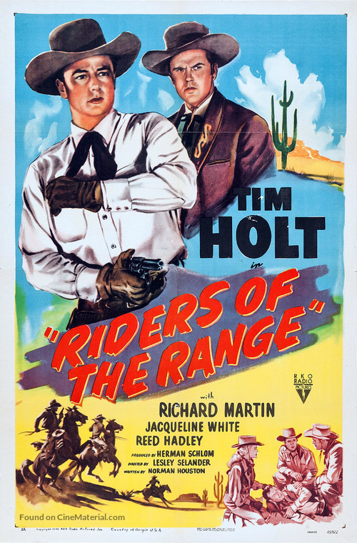 Riders of the Range - Movie Poster