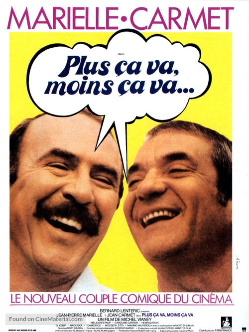 Plus &ccedil;a va, moins &ccedil;a va - French Movie Poster