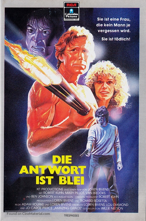 Trespasses - German VHS movie cover