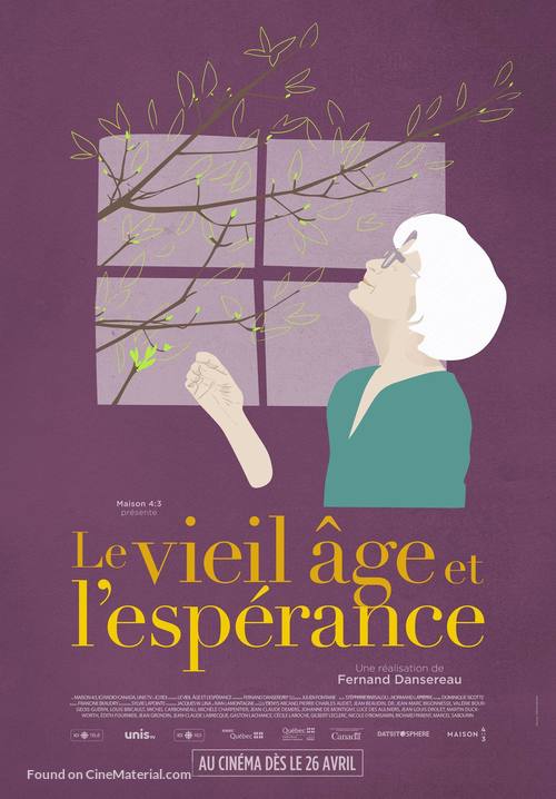 Le vieil &acirc;ge et l&#039;esp&eacute;rance - Canadian Movie Poster