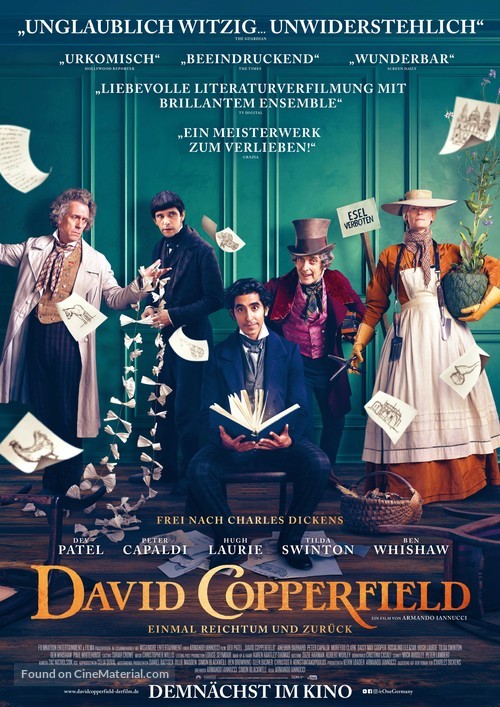 The Personal History of David Copperfield - German Movie Poster