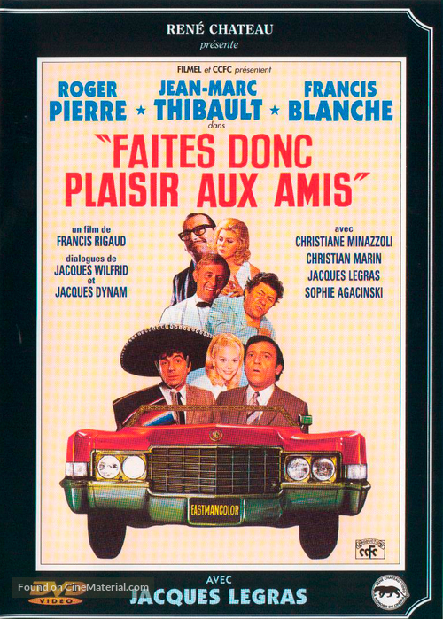 Faites donc plaisir aux amis - French DVD movie cover