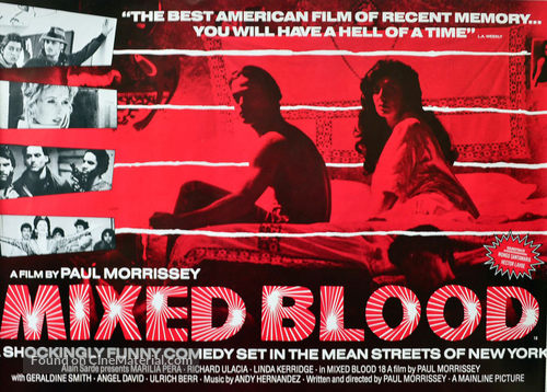 Mixed Blood - British Movie Poster