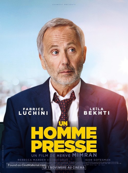 Un homme press&eacute; - French Movie Poster