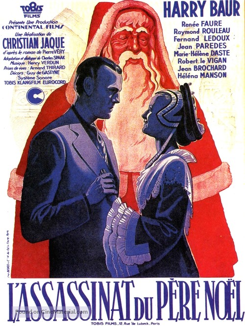 L&#039;assassinat du P&egrave;re No&euml;l - French Movie Poster