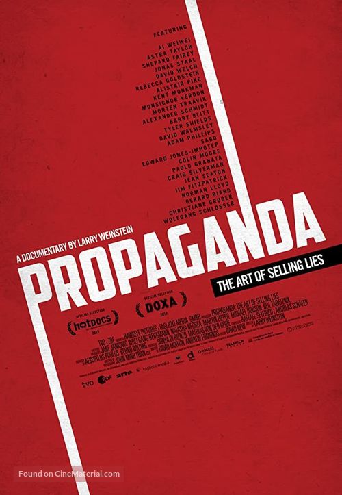 Propaganda: The Art of Selling Lies - Canadian Movie Poster