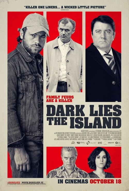 Dark Lies the Island - Irish Movie Poster