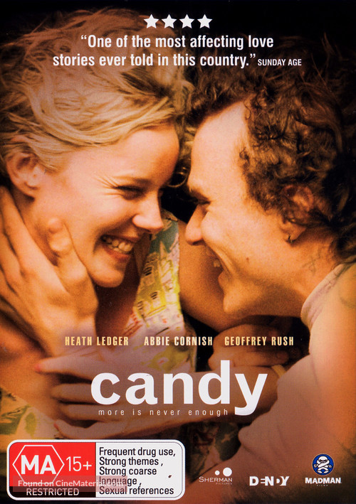 Candy - Australian DVD movie cover