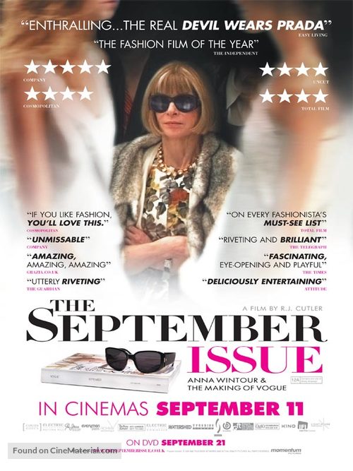 The September Issue - British Movie Poster