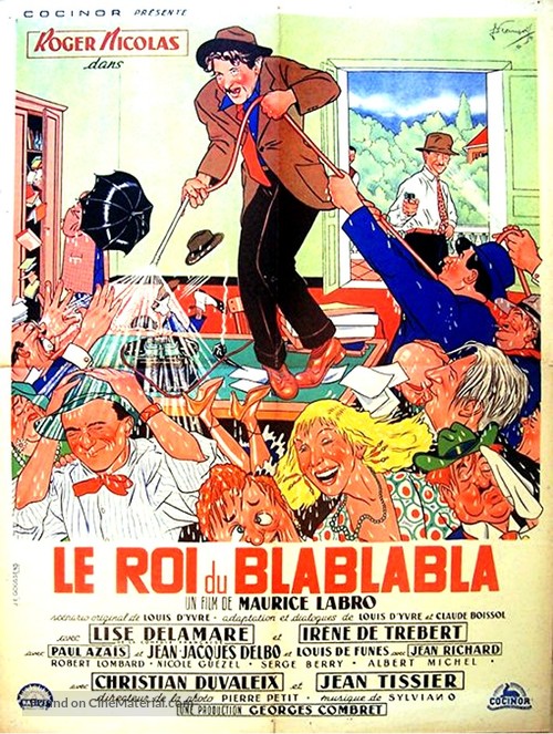Le roi du bla bla bla - French Movie Poster