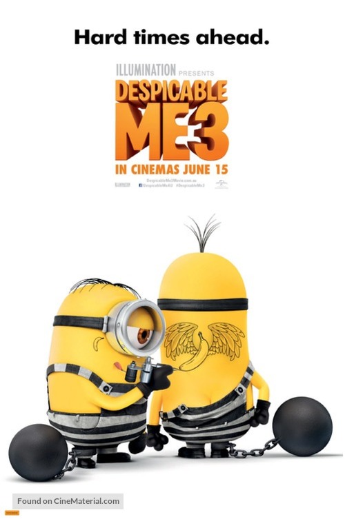 Despicable Me 3 - Australian Movie Poster