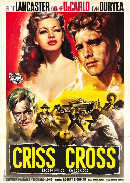 Criss Cross - Italian Movie Poster