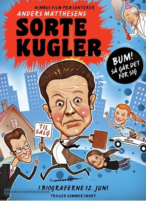 Sorte kugler - Danish Movie Poster