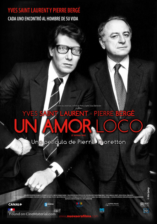 Yves Saint Laurent - L&#039;amour fou - Mexican Movie Poster