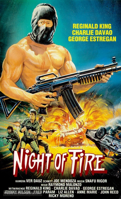 Search for Vengeance - German VHS movie cover