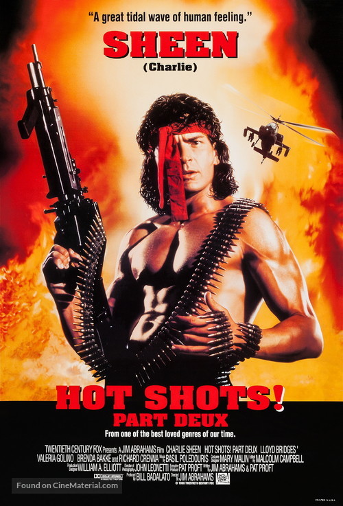 Hot Shots! Part Deux - Advance movie poster