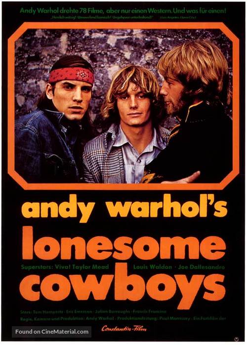 Lonesome Cowboys - German Movie Poster