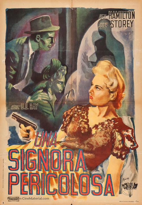 Dangerous Lady - Italian Movie Poster