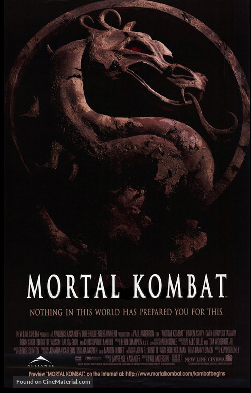 Mortal Kombat - Canadian Theatrical movie poster