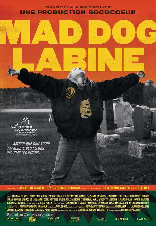 Mad Dog Labine - Canadian Movie Poster