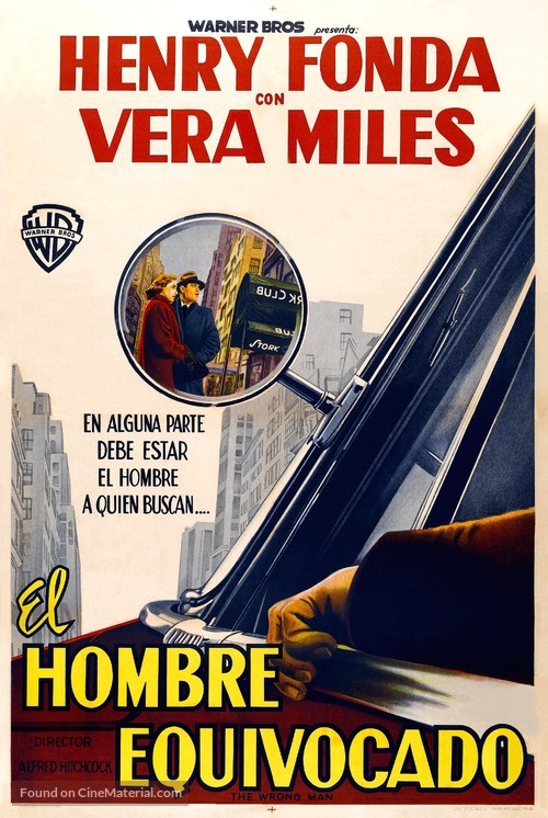 The Wrong Man - Argentinian Movie Poster