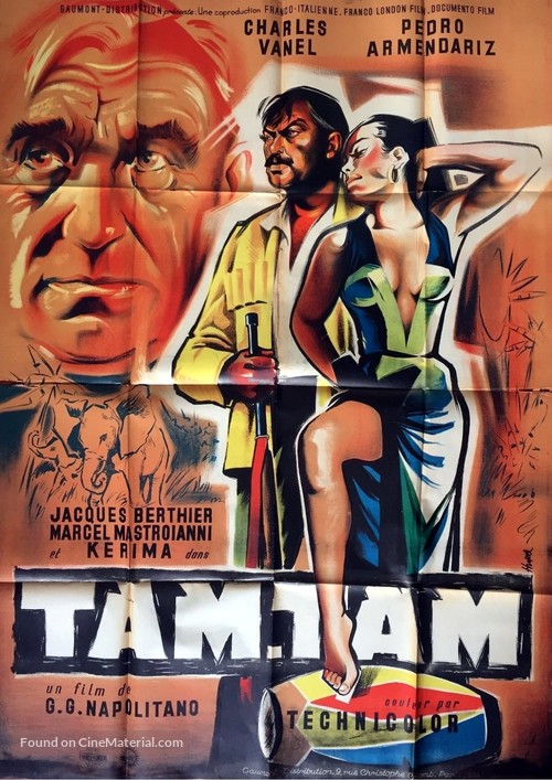 Tam tam mayumbe - French Movie Poster