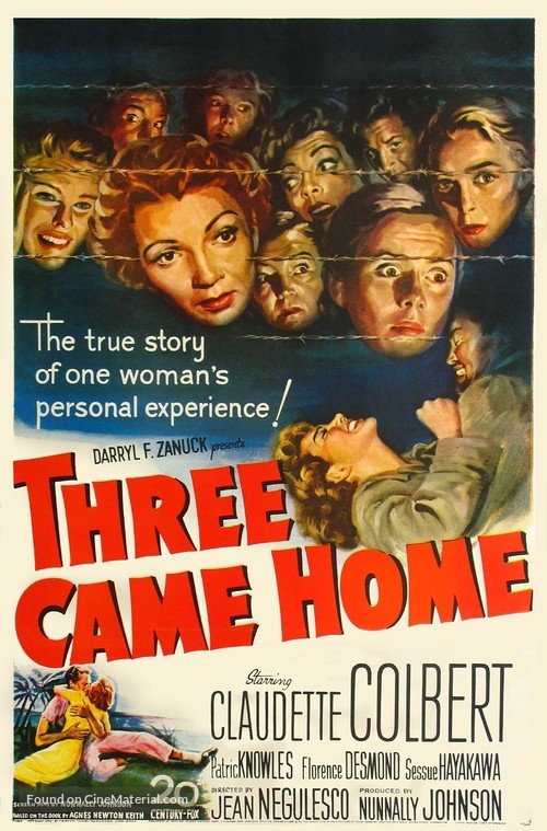 Three Came Home - Movie Poster