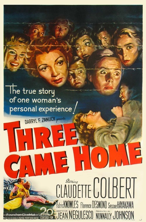 Three Came Home - Movie Poster