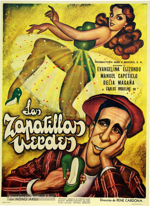 Las zapatillas verdes - Mexican Movie Poster