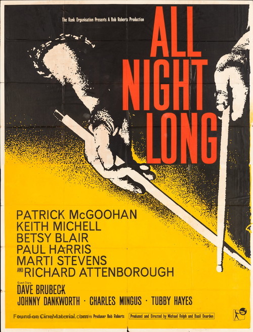 All Night Long - British Movie Poster