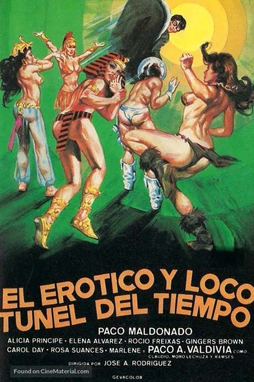 El er&oacute;tico y loco t&uacute;nel del tiempo - Spanish Movie Poster