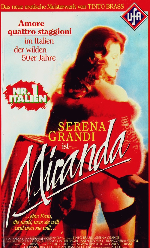 Miranda - German VHS movie cover