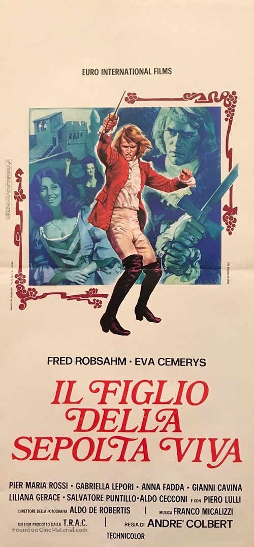 Il figlio della sepolta viva - Italian Movie Poster