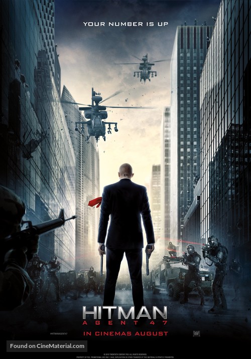 Hitman: Agent 47 - British Movie Poster
