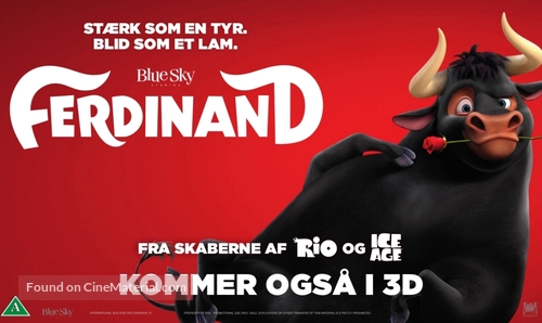 Ferdinand - Danish Movie Poster