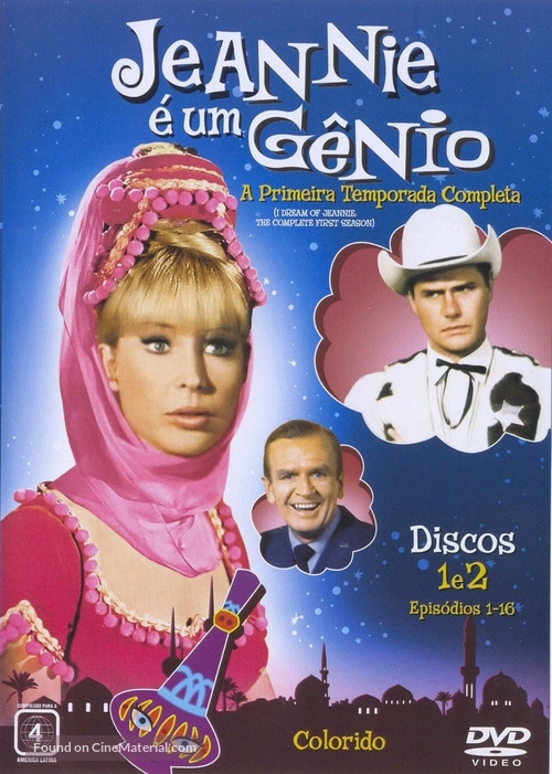 &quot;I Dream of Jeannie&quot; - Brazilian DVD movie cover