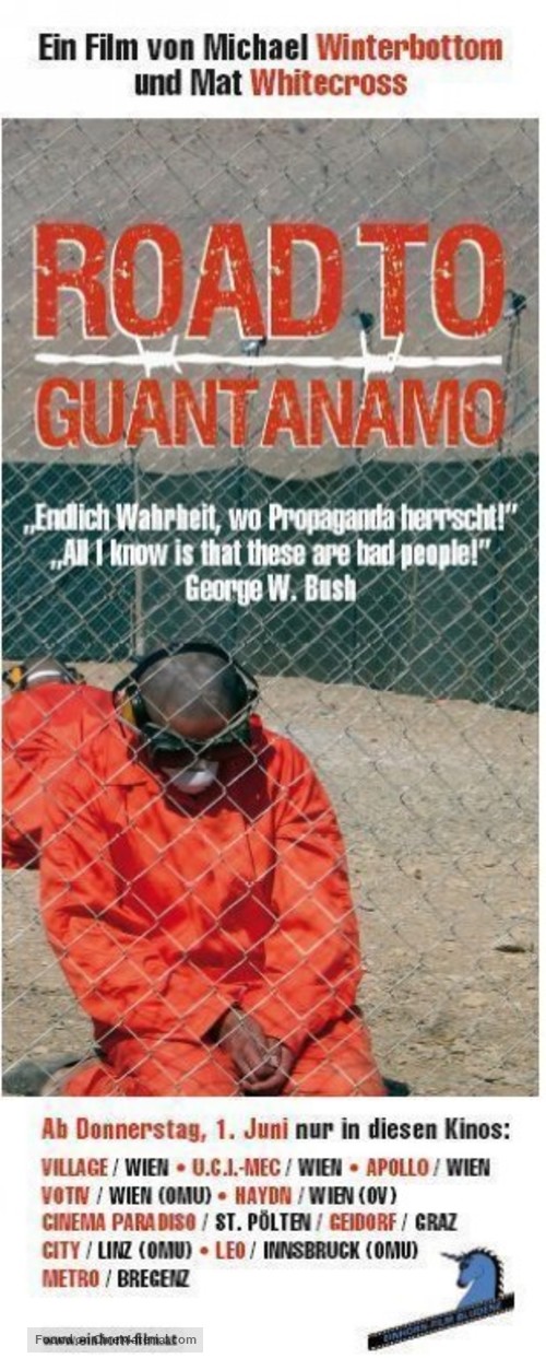 The Road to Guantanamo - German Movie Poster
