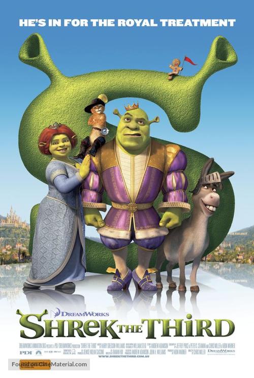 Shrek the Third - Australian Movie Poster