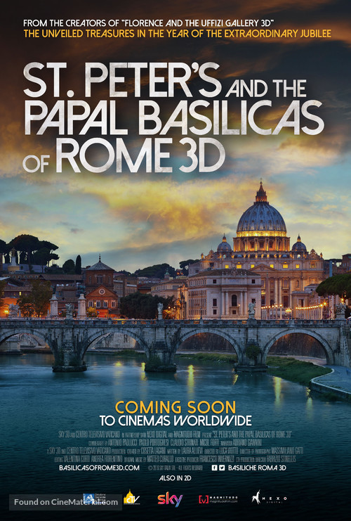 San Pietro e le Basiliche Papali di Roma 3D - British Movie Poster