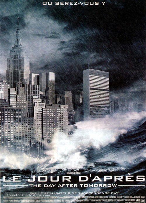 The Day After Tomorrow - French Movie Poster