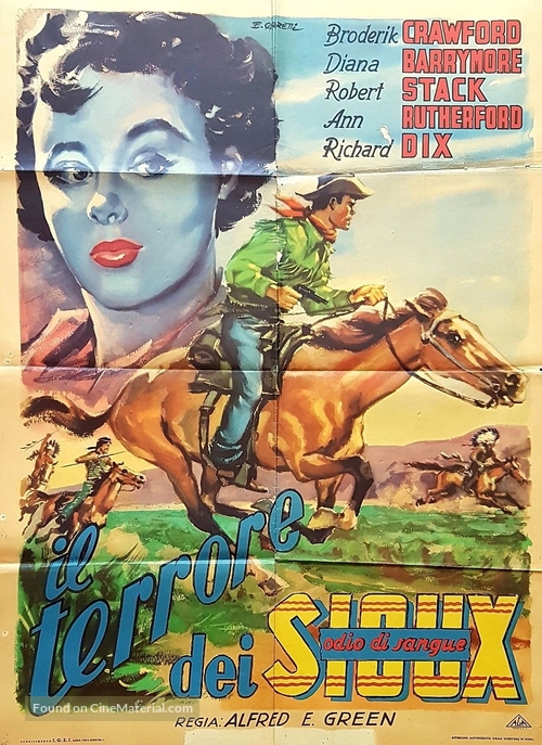 Badlands of Dakota - Italian Movie Poster