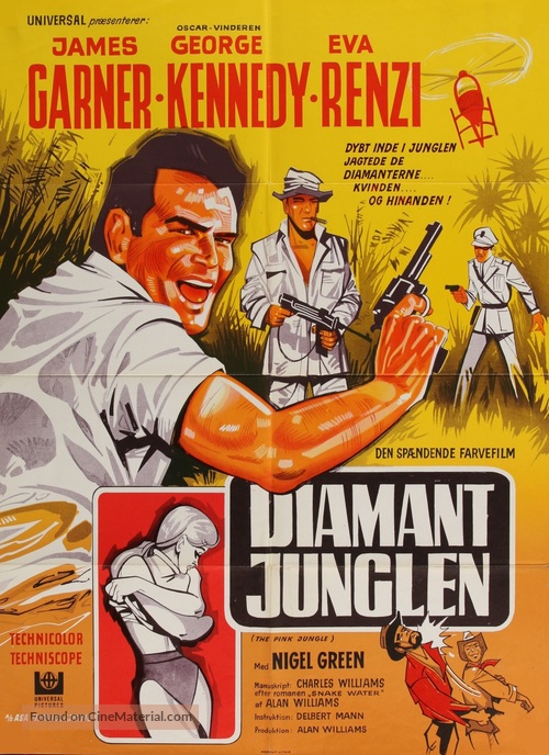 The Pink Jungle - Danish Movie Poster