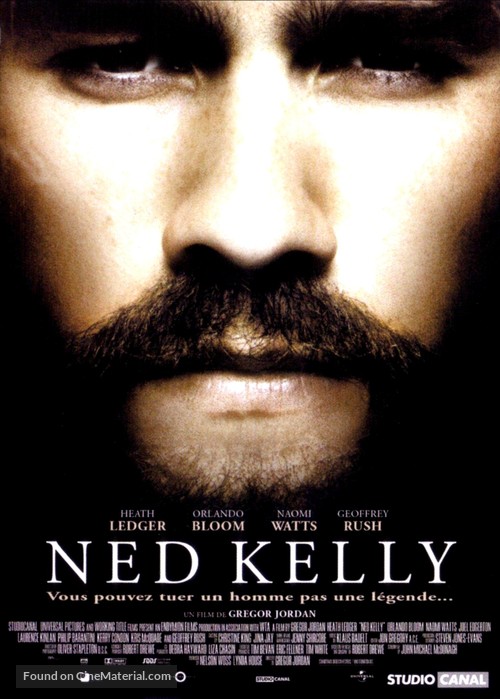 Ned Kelly - French DVD movie cover